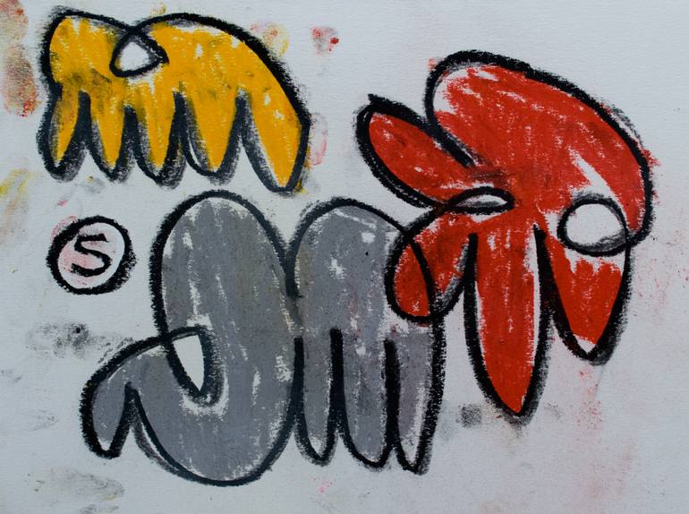 770x574 three organic shapes drawing - Organic Shapes Drawing