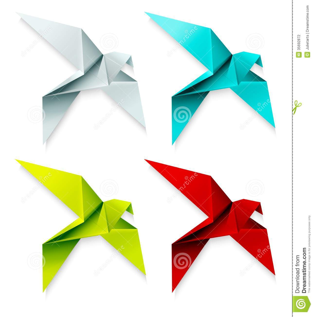 1291x1300 Origami Origami Bird On A Colorful Background Stock Images Image - Origami Bird Drawing
