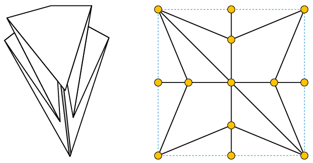 622x324 Origami Bird Base - Origami Bird Drawing