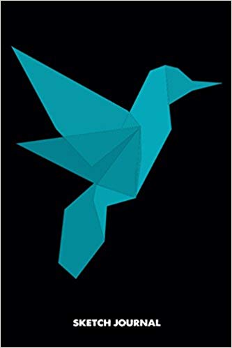 333x499 Sketch Journal Origami Bird, Low Poly Dragon Triangle Paper - Origami Bird Drawing