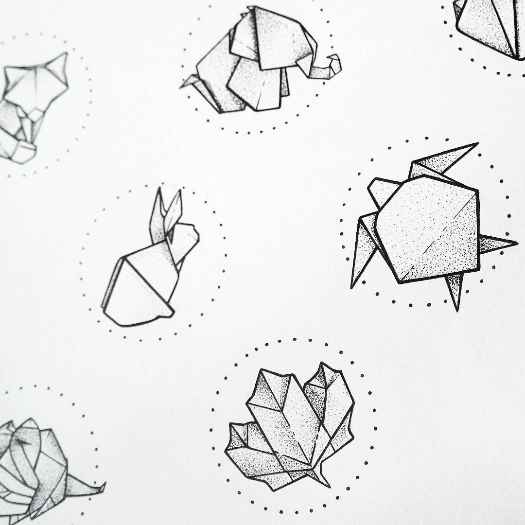 Оригами рисунок