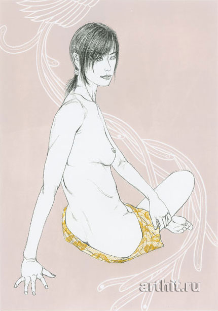 430x613 pencil drawing drawing people japan artist souhei - Original Art Drawings