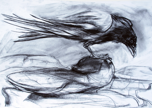 640x456 john sharp artwork raven crumack dale yorkshire original - Original Drawing