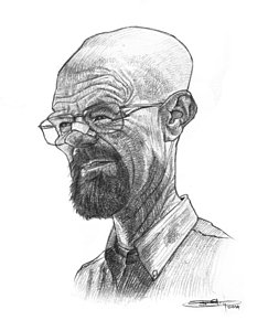 243x300 heisenberg original artwork fine art america - Original Heisenberg Drawing