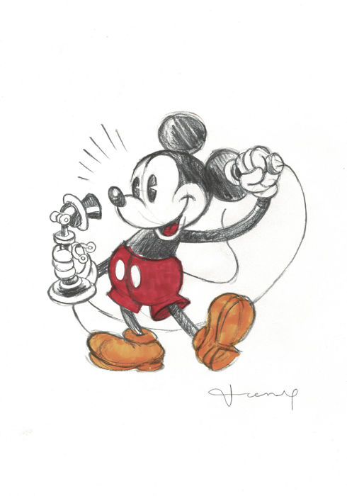 490x700 fernandez, tony - Original Mickey Mouse Drawing