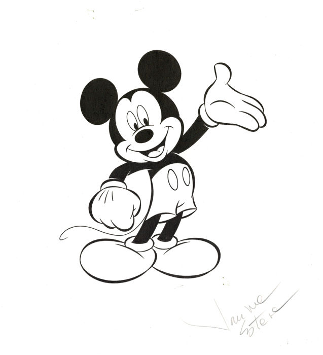 Original Mickey Mouse Drawing at PaintingValley.com | Explore ...