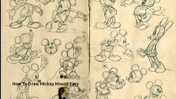 570x320 How To Draw Mickey Mouse Easy Mickey Mouse Original Drawing - Original Mickey Mouse Drawing