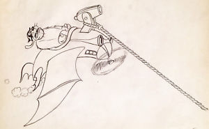 300x185 disney mickey mouse pete mail pilot original production - Original Mickey Mouse Drawing