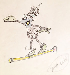281x300 walt disney mickey mouse friday original production animation - Original Mickey Mouse Drawing