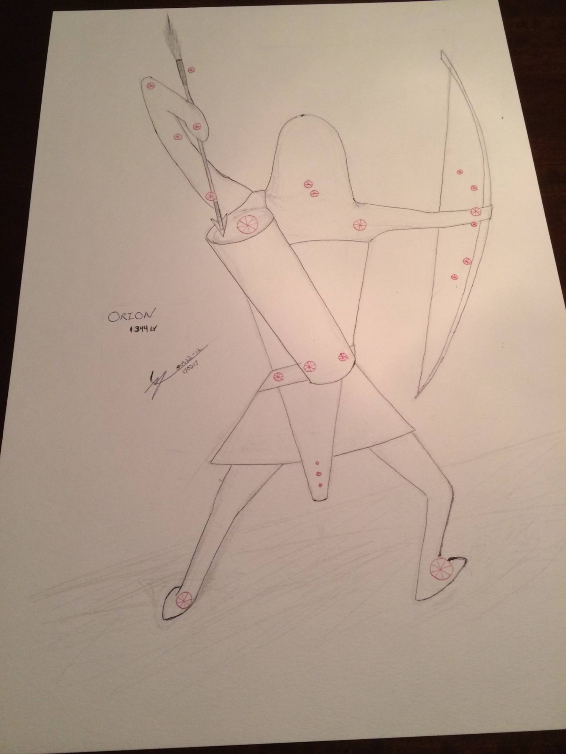 1920x2560 orion - Orion Constellation Drawing