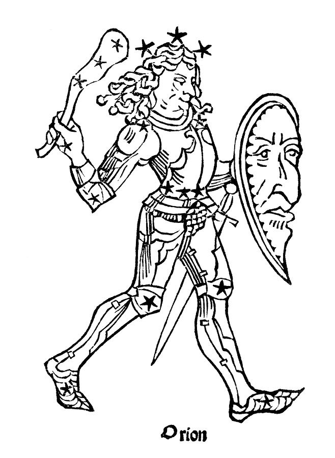 658x900 orion constellation photograph - Orion Constellation Drawing