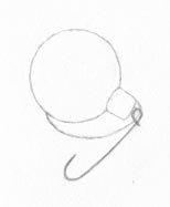 154x187 draw a shiny ornament in six steps carol's drawing blog - Ornament Drawing