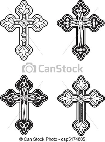 349x470 celtic cross a group of ornate celtic cross designs - Ornate Cross Drawing