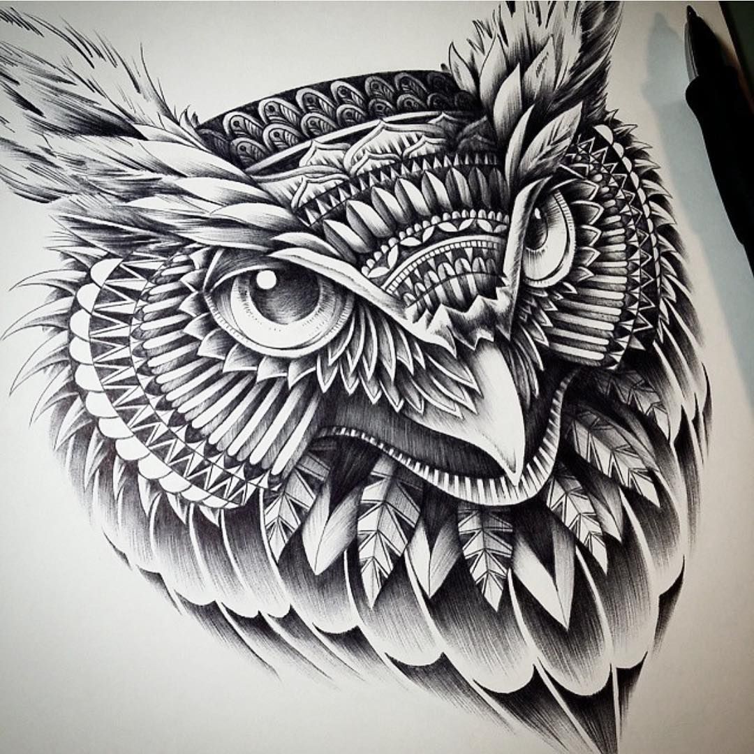 1080x1080 ornate and intricate animal drawings awesome tattoos tribal - Ornate Drawing