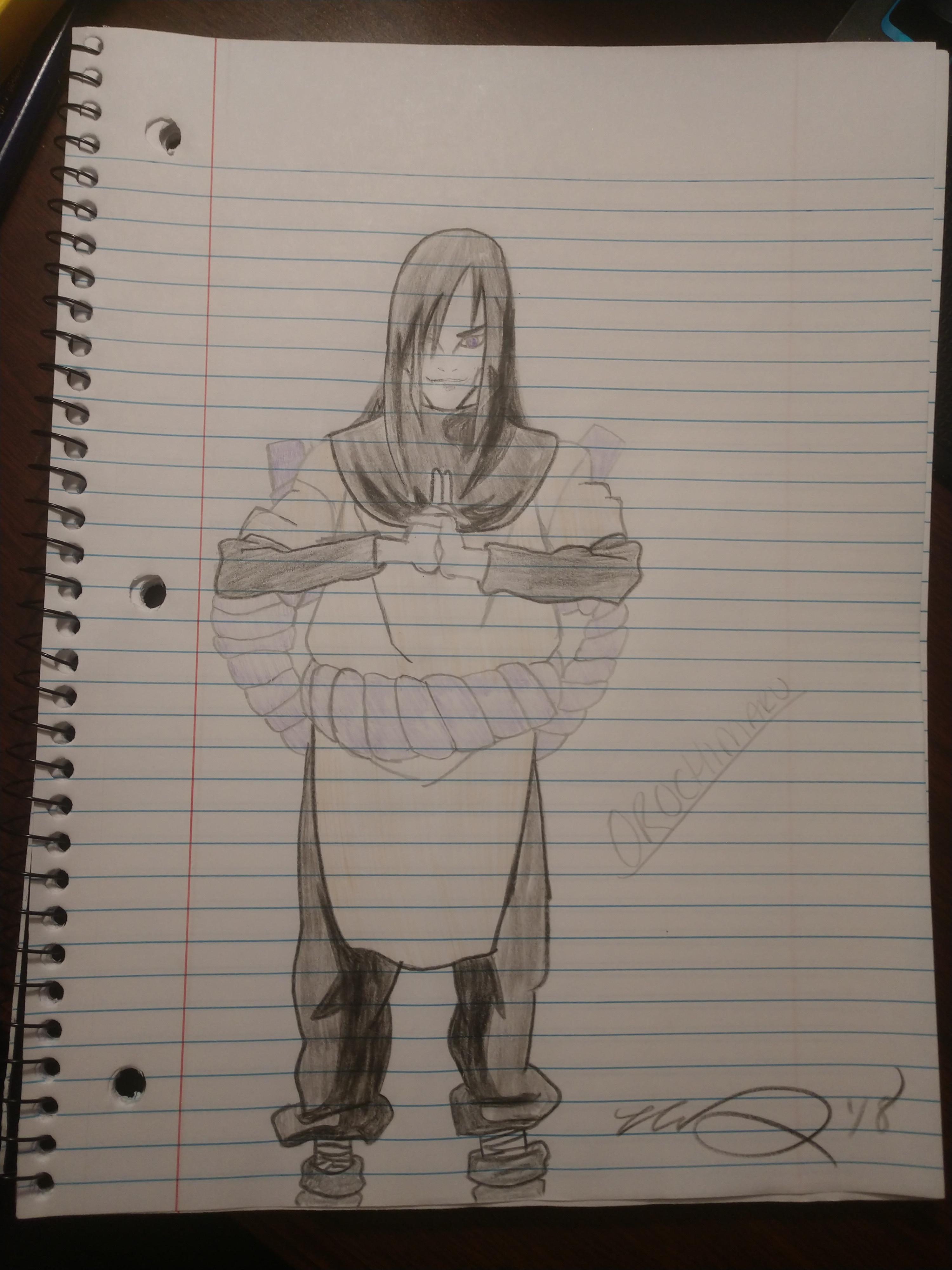 3000x4000 orochimaru drawing pretty proud of this one sure its not - Orochimaru Drawing