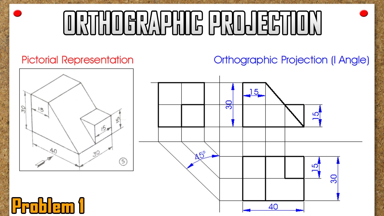 How To Draw Orthographic Drawing