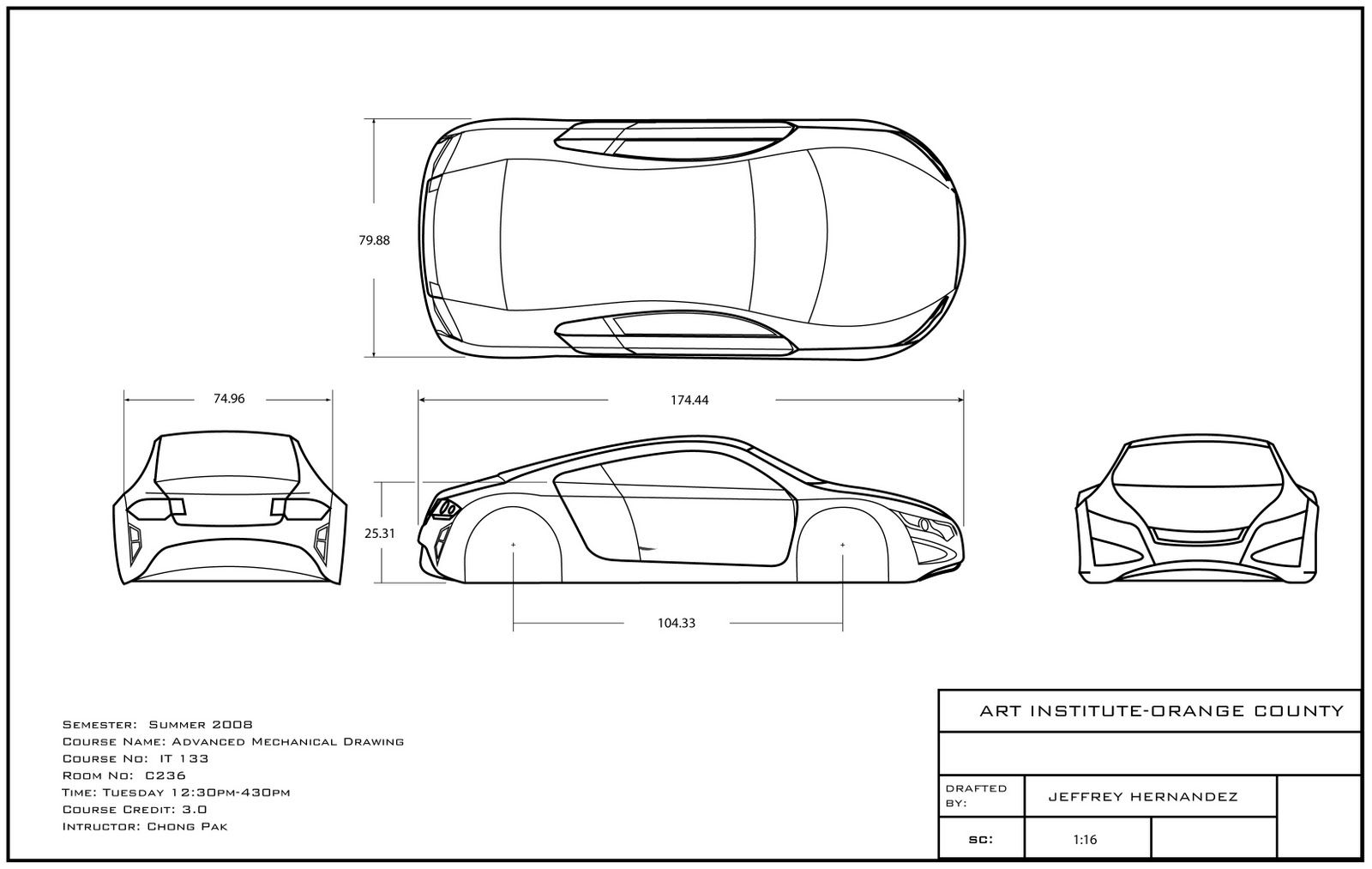 1600x1013 Orthographic Car Orthographic Drawing Drawings, Orthographic - Orthographic Drawing