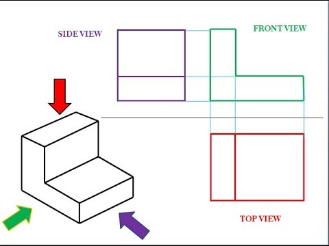 480x360 basics of orthographic projection - Orthographic Drawing