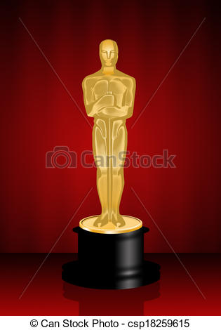 315x470 oscars statuette illustration of oscars award - Oscar Award Drawing
