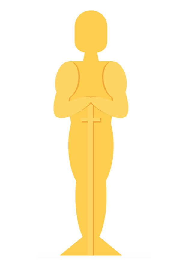 600x882 how to create a cartoon oscar trophy in illustrator - Oscar Statue Drawing