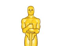 200x150 oscar trophy illustration - Oscar Statue Drawing