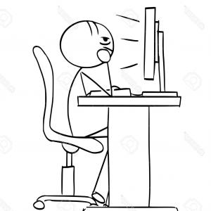 300x300 oscar trophy vector hoodamathrun - Oscar Trophy Drawing