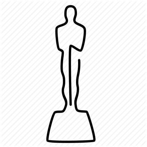 512x512 oscars drawing movie frames illustrations hd images photo - Oscar Trophy Drawing
