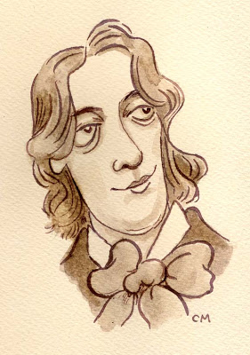 281x400 Callan's Sketchblog Happy Birthday, Oscar Wilde - Oscar Wilde Drawing