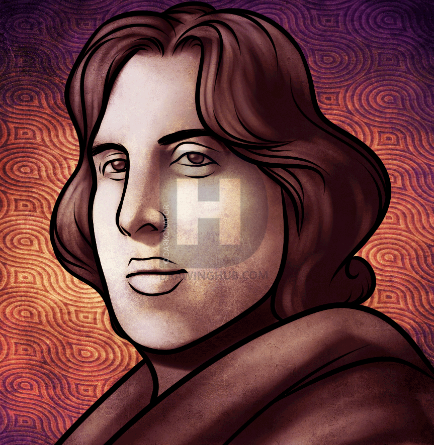 863x886 how to draw oscar wilde, oscar wilde, step - Oscar Wilde Drawing
