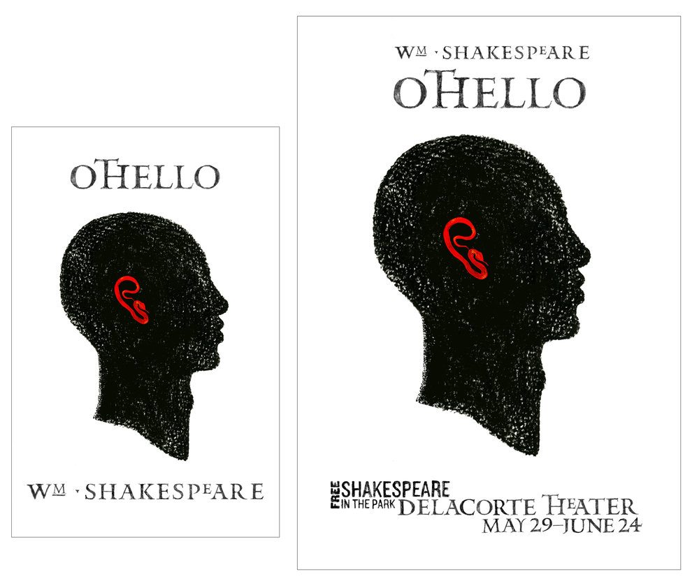 1000x842 Othello Audrey Hawkins Illustration - Othello Drawing