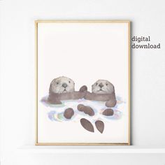 236x236 best sea otters holding hands images otters, animals - Otters Holding Hands Drawing
