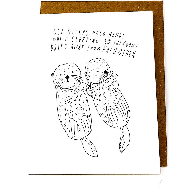 800x800 cover sea otters hold hands while sleeping so they don't drift away f - Otters Holding Hands Drawing