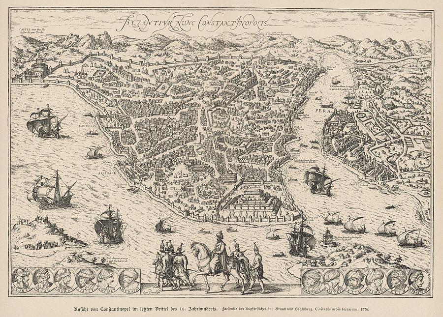 900x645 Ottoman Empire Constantinople Drawing - Ottoman Drawing
