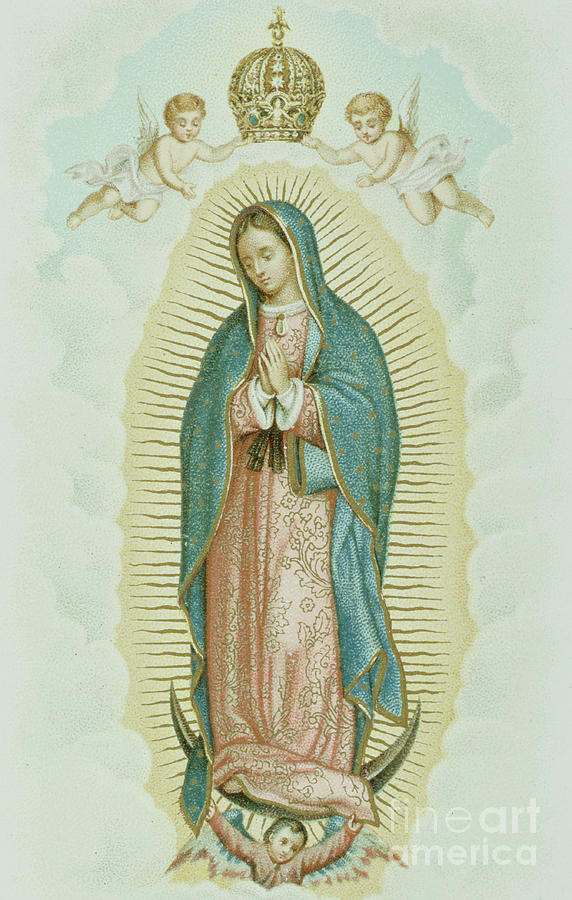 572x900 our lady of guadalupe drawing - Our Lady Of Guadalupe Drawing