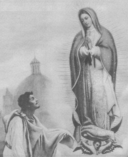 450x550 our lady of guadalupe - Our Lady Of Guadalupe Drawing