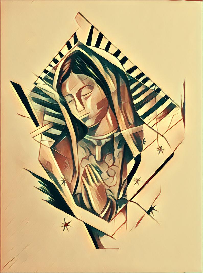 794x1065 our lady of guadalupe virgin mary art pencilgraphic design etsy - Our Lady Of Guadalupe Drawing