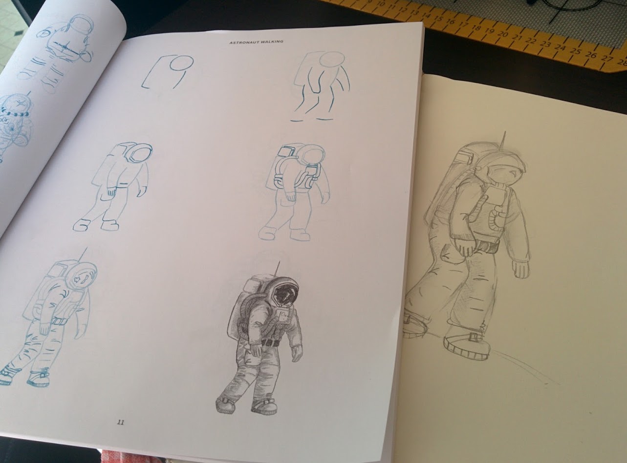 1283x949 draw outer space {book review} - Outer Space Drawing