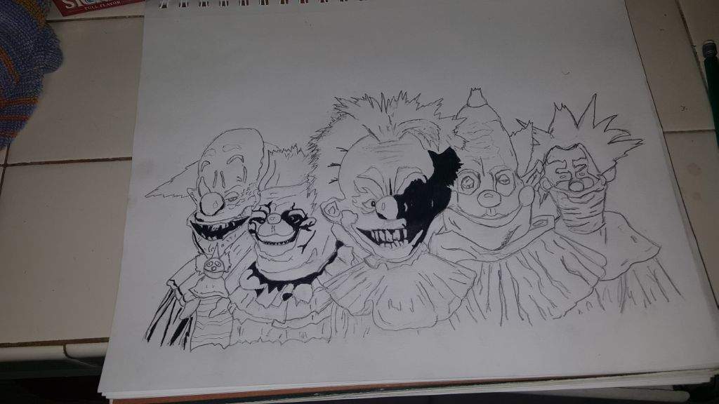 1024x576 killer klowns from outer space drawing horror amino - Outer Space Drawing