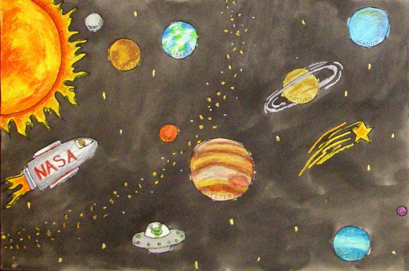 Outer Space Drawing at Explore collection of Outer