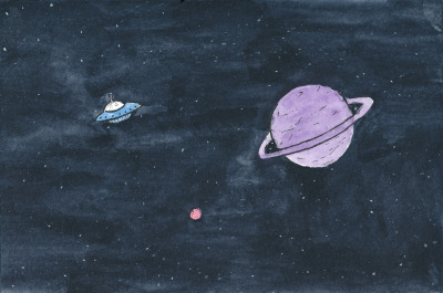 400x265 Spaceship Drawing Tumblr - Outer Space Drawing Tumblr