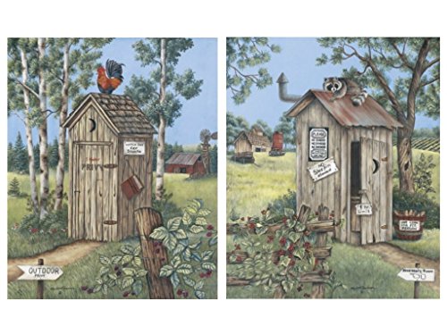 500x375 Vintage Outhouse Pictures Bathroom Privy Poster - Outhouse Drawing