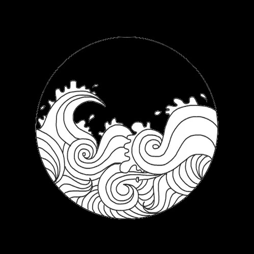 499x499 Art, Drawing, Grunge, Outline, Waves - Outline Art Drawing