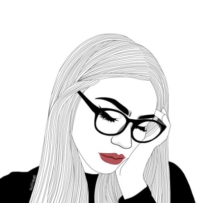 400x400 Outline Drawing Tumblr - Outline Art Drawing