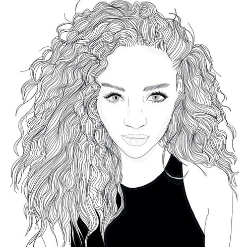 500x491 Alexaspizza Discovered - Outline Art Drawing