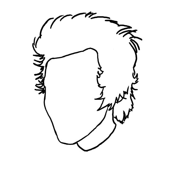 550x550 Harry Styles Outline Drawing Posters - Outline Drawing