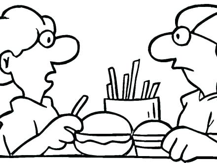 440x330 Flower Outline Colouring - Outline Drawing For Colouring