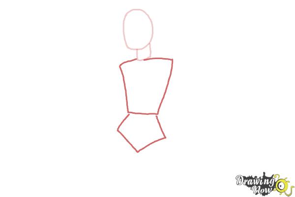 600x400 How To Draw A Woman Body - Outline Drawing Of A Woman