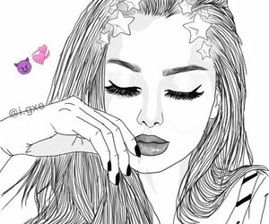 300x250 Images About Outline Drawing On We Heart It See More - Outline Drawing Of A Woman