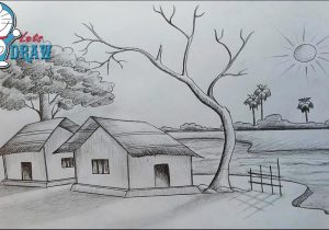 Outline Drawing Of Scenery at PaintingValley.com | Explore collection ...