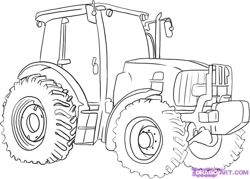 844x603 john deere tractor stand - Outline Drawing Of Tractor